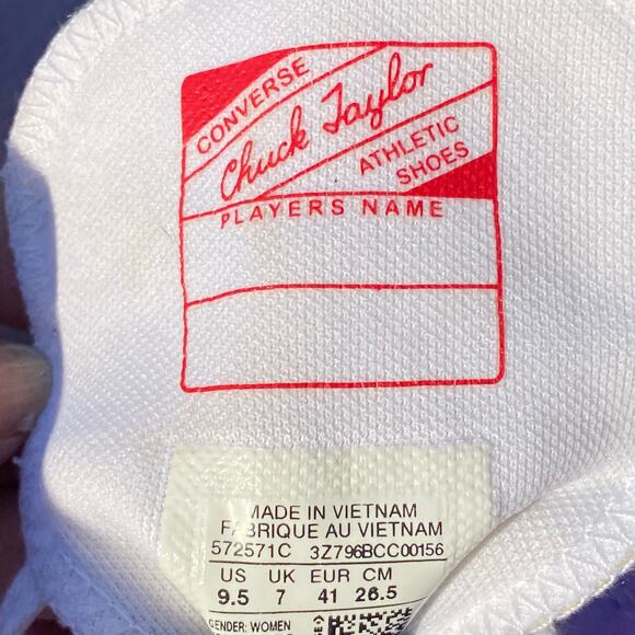 Converse Run Star Hike Storm Pink Hi  Platform Sneaker Shoe Women's Sz: 9.5 - Picture 15 of 16